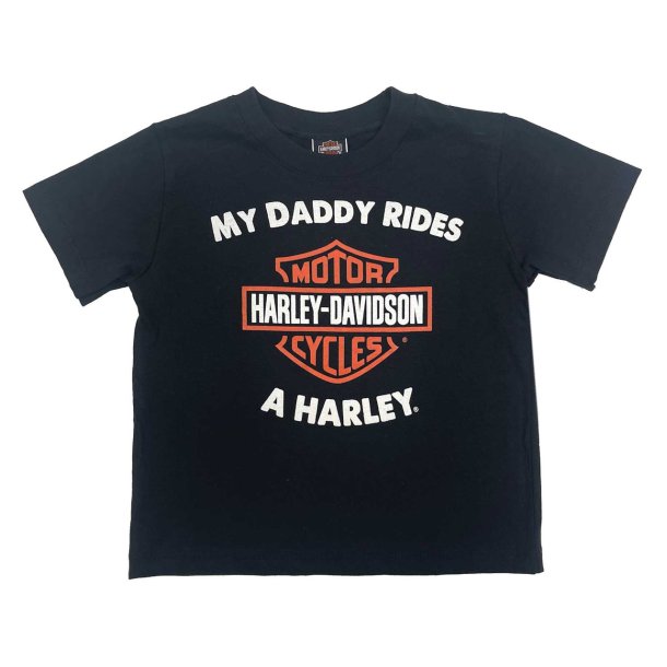 Little Boys' "My Daddy Rides a Harley" Short Sleeve Tee