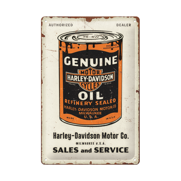 Genuine Oil Can - Tin Sign 20x30