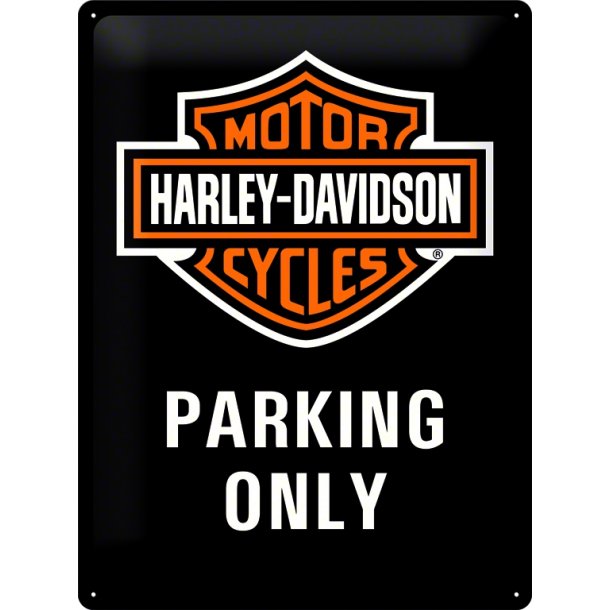 Harley-Davidson Parking Only 30x40