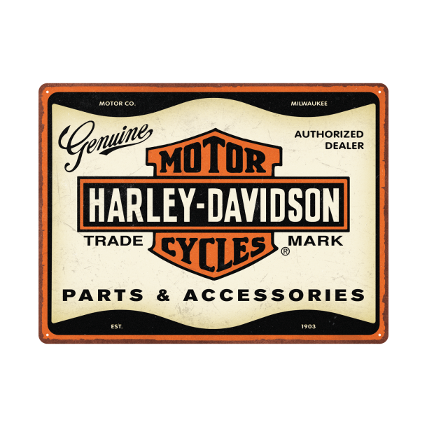 HARLEY-DAVIDSON PARTS &amp; ACCESSOIRES 30X40