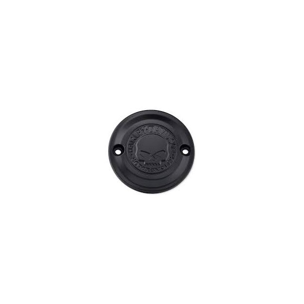 TIMER COVER,WILLIE G SKULL BLACK