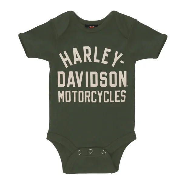 My Daddy Rides A Harley Creeper - 2 Piece Set
