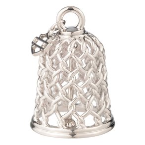 Fence Cut Out Bar & Shield Logo Charm Ride Bell 