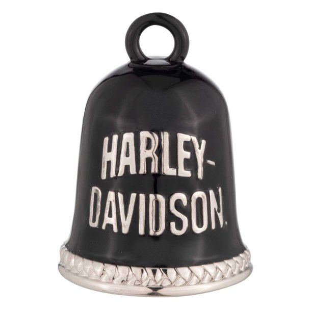 Stacked Text Blk/Sil Ride Bell