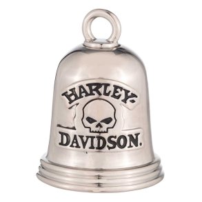 Willie G Skull H-D Script Metal Ride Bell
