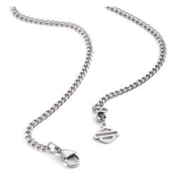 Dog Tag Pendant Necklace, Stainless Steel