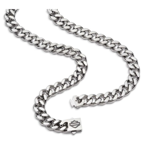  Textured Bar &amp; Shield Necklace