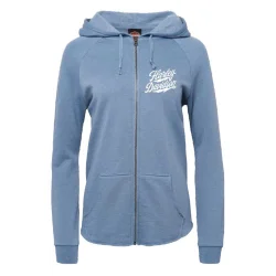 Kopi af  Women's Quickdraw Zip-Up Raw-Edge Hoodie, Misty Blue