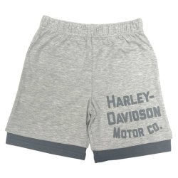 Boys' H-D Script Double Layered Stretch Shorts 