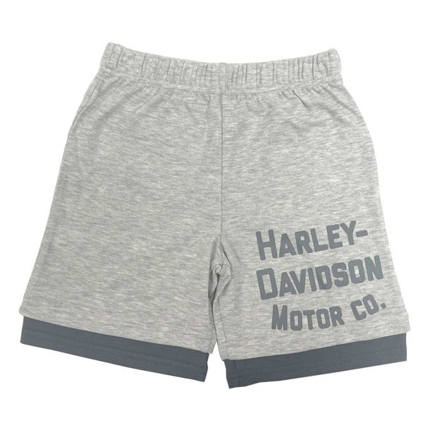 Boys' H-D Script Double Layered Stretch Shorts 