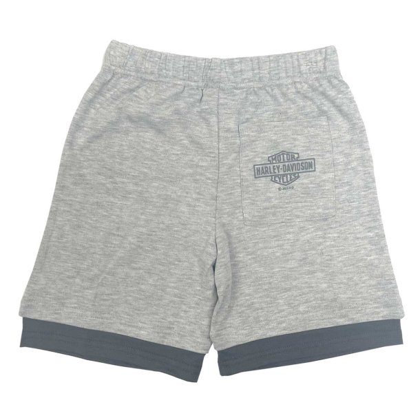 Boys' H-D Script Double Layered Stretch Shorts 