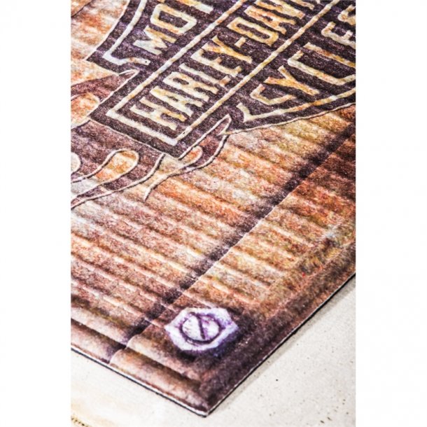 EMBOSS FLOORMAT BAR &amp; SHIELD FLAMES