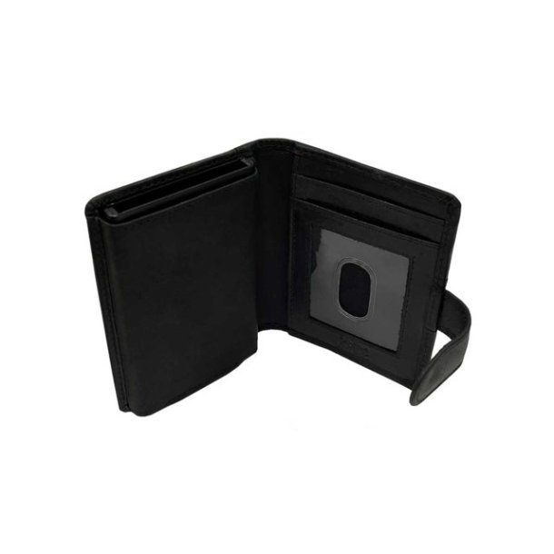 Men's B&S Logo Click Card Case Leather Wallet