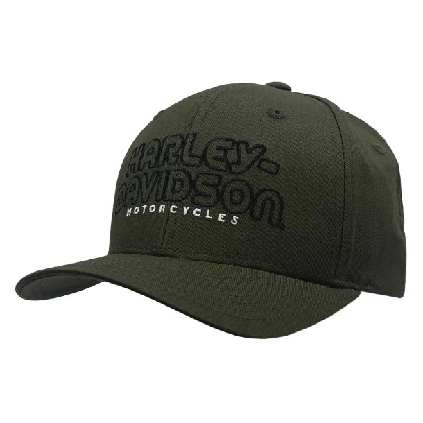 Harley-Davidson� Men's H-D Dealer Adjustable Snapback Baseball Hat Army