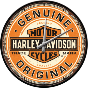 HARLEY DAVIDSON WALL CLOCK - GENUINE ORIGINAL