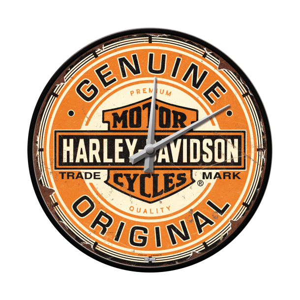 HARLEY DAVIDSON WALL CLOCK - GENUINE ORIGINAL