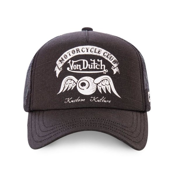 VON DUTCH TRUCKER CAP CREW8 BLACK