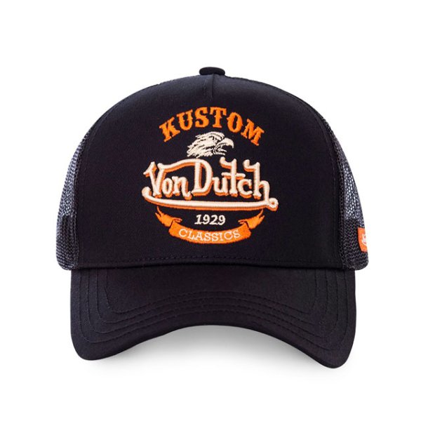 VON DUTCH TRUCKER CAP EAGLE BLACK