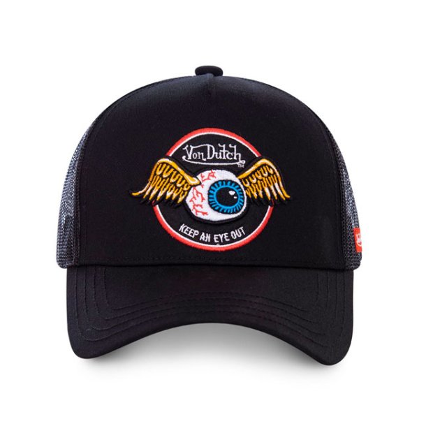 VON DUTCH TRUCKER CAP RAG BLACK