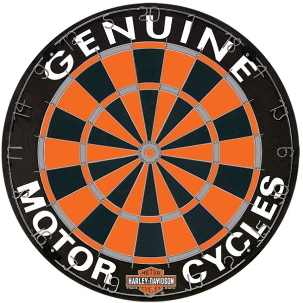 Harley-Davidson Genuine Bristle Dartboard