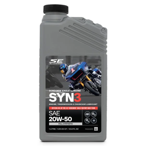 Screamin' Eagle SYN3 Full Synthetic Motorcycle Oil