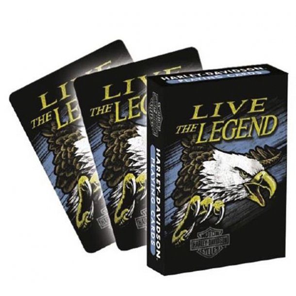 H-D LEGEND PLASTIC PLAYING CARDS