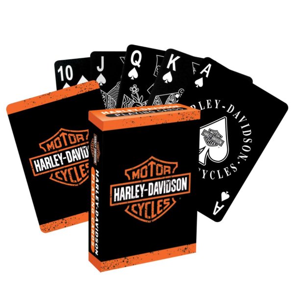 H-D Bar &amp; Shield Plastic Playing Cards