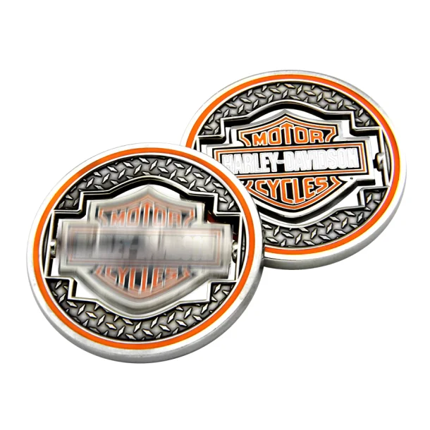 Bar &amp; Shield Spinner Coin