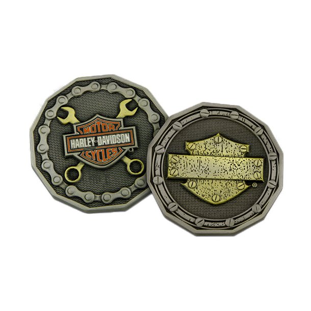 Wrench B&S Challenge Coin 