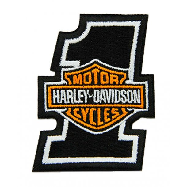 Harley-Davidson&Ccedil; Embroidered #1 Bar &amp; Shield Logo Emblem