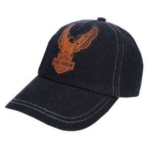 Boys' Up-Wing Eagle Denim Baseball Cap 