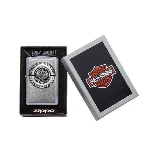 H-D WHEEL B&S ZIPPO