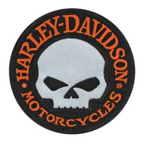 EMBLEM Willie G Skull Reflective