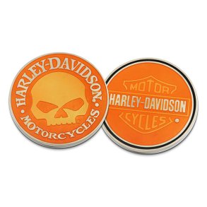 Pumpkin Spice Logos Metal Challenge Coin