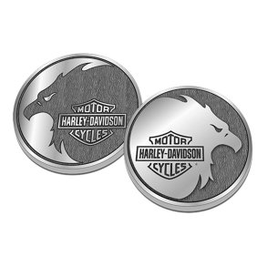 Distressed Eagle Bar & Shield Metal Challenge Coin