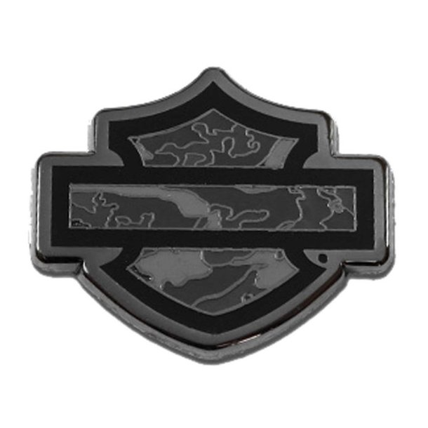 Pin Camo Bar &amp; Shield Logo Metal