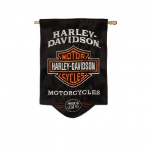 Sculpted Applique REG H-D FLAG