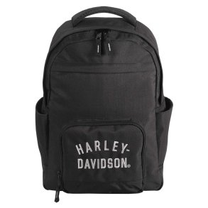 Rugged Twill Water-Resistant Polyester Backpack 