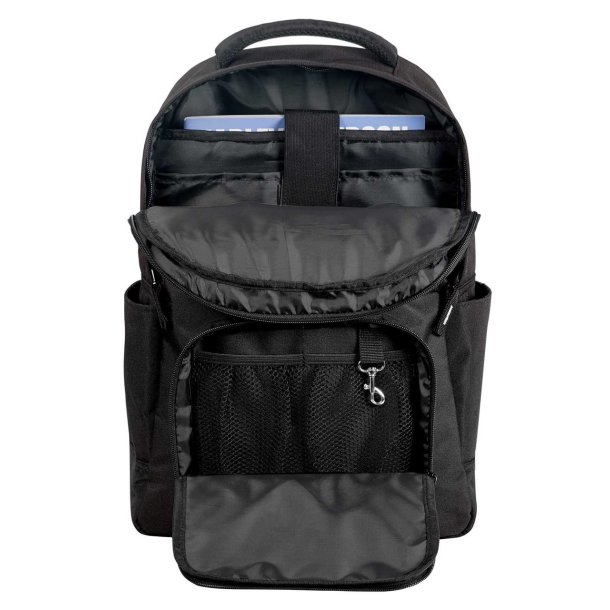 Rugged Twill Water-Resistant Polyester Backpack 