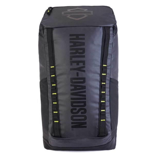 Nomad Lightweight Water-Resistant Backpack - Black/Lime