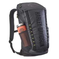 Nomad Lightweight Water-Resistant Backpack - Black/Lime