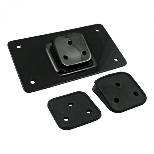 LICENSE PLATE BRACKET BLACK