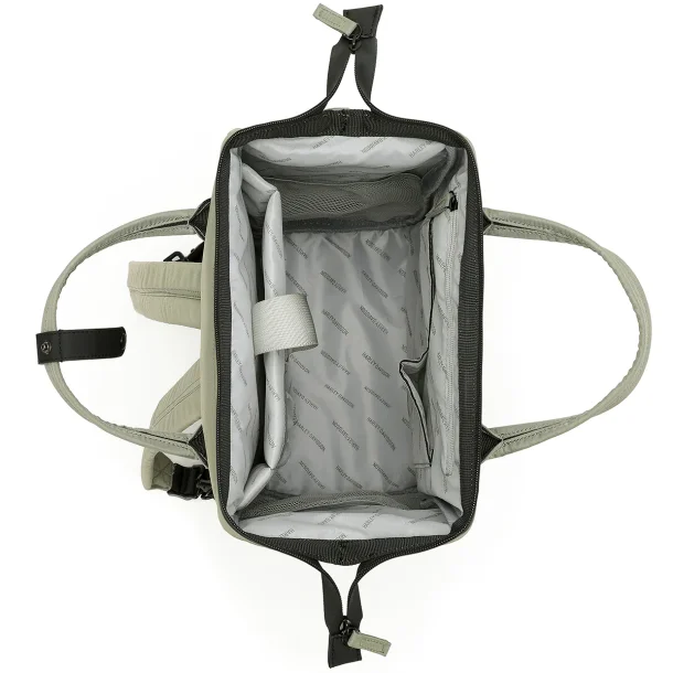 Women's Moss Green Tote Backpack w/ Hideaway Straps