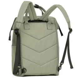 Women's Moss Green Tote Backpack w/ Hideaway Straps