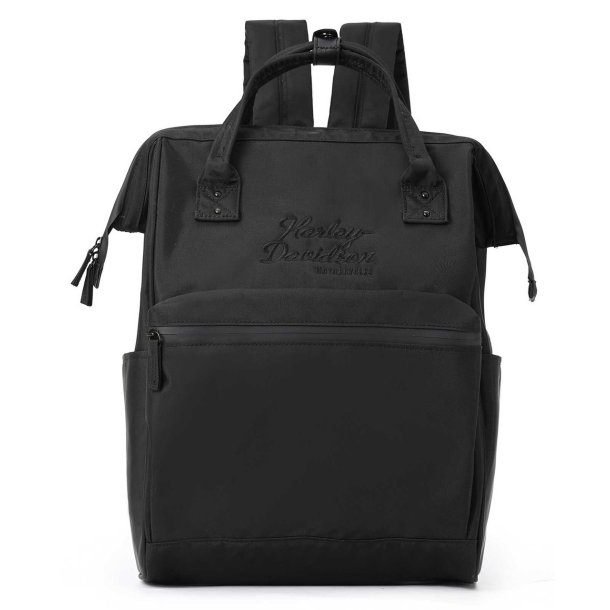 Women's Black Opal Tote Backpack w/ Hideaway Straps