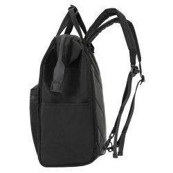 Women's Black Opal Tote Backpack w/ Hideaway Straps