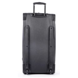 29" Waterproof Adventure Large Wheeling Duffel Bag, Black/Rust