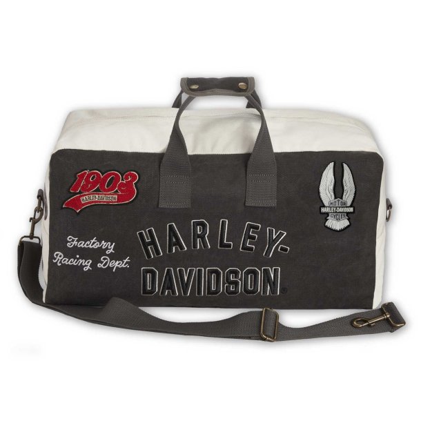 Patches &amp; Logos Vintage Duffel Bag