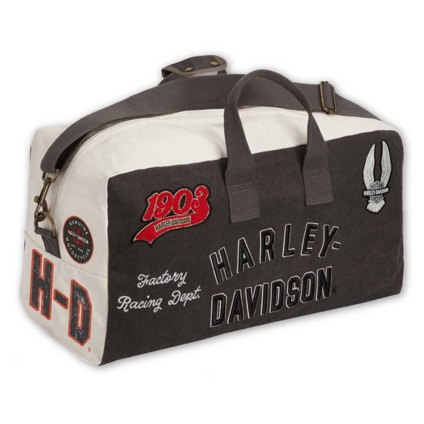 Patches &amp; Logos Vintage Duffel Bag