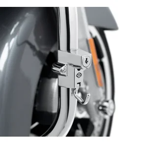 Universal Mount Helmet Lock Chrome